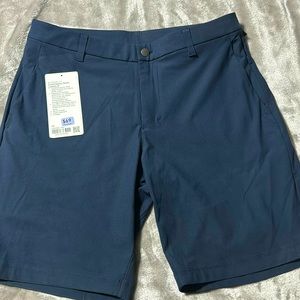 Men’s lululemon commision shorts, navy, sz 33
